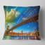 Photo Pont De Brooklyn Avec Oreiller De Nuage Cityscape