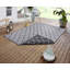 Malaga Flatweave Night Silver Rug-72873805