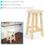 Tabouret de bar rond rond sans dossier
