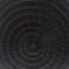 Table d'appoint ronde noire Hollow