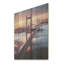 Pont bleu et rose, coucher de soleil II - Ponts sur bois-1878386962