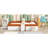 Full Size Upholstered  Daybed Frame With Fence And Stairs,(BROWN+WHITE)-1054122503
