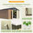 12 Ft. W X 12 Ft. D Metal Storage Shed, Weather-resistant Outdoor Storage With Reinforced Design-110872131