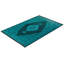 Tapis unique bleu 6 pi 6 po x 10 pi 1 po Yozelin