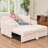 Naykin 2-Person Faux Fur Sofa Bed with Removable Cushion Cover-1034732968-1017162313