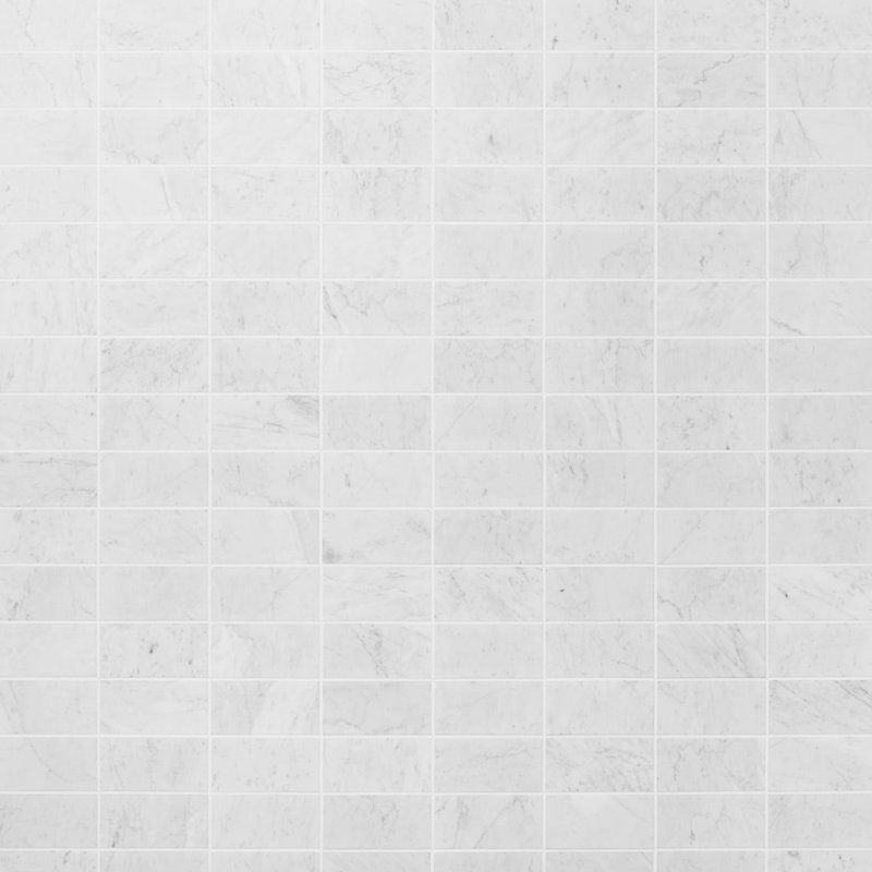 Carrara Carreau de marbre et de plancher en marbre 2,95 po x 5,9 po Carrara (4,84 pieds carrés / caisse), 2.95'' W x 5.9'' L