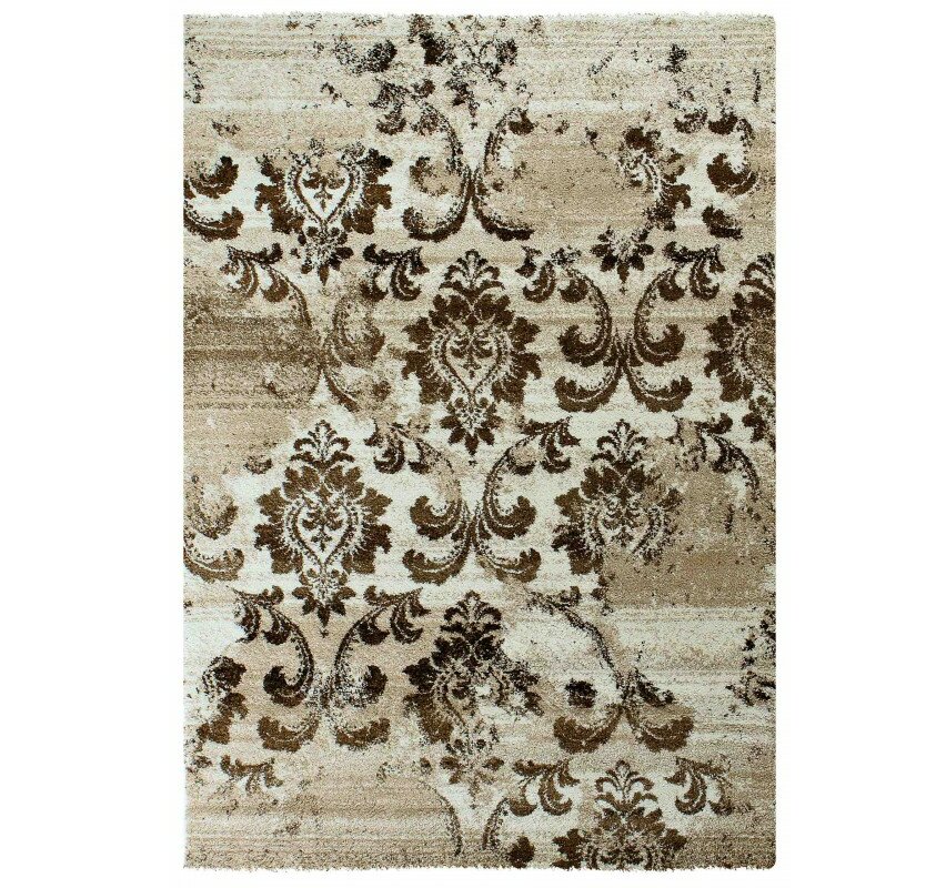 Flachgewebe-Teppich in Beige