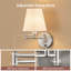 Applique à bras pivotant en acier-1063521004