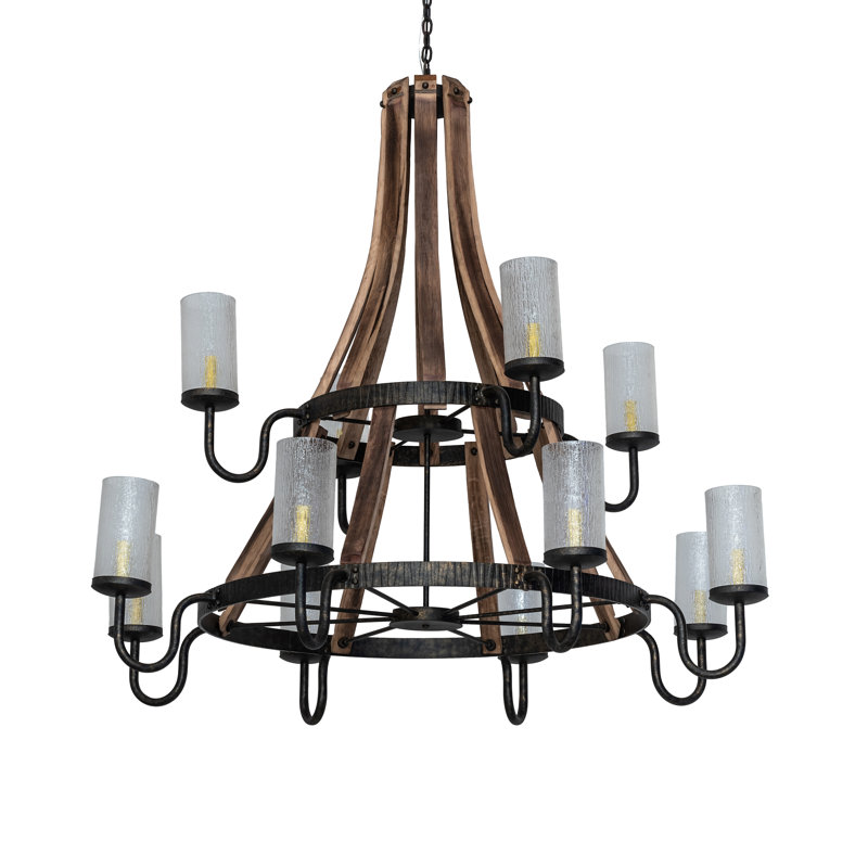 Rustic Lodge 12 - Light Chandelier