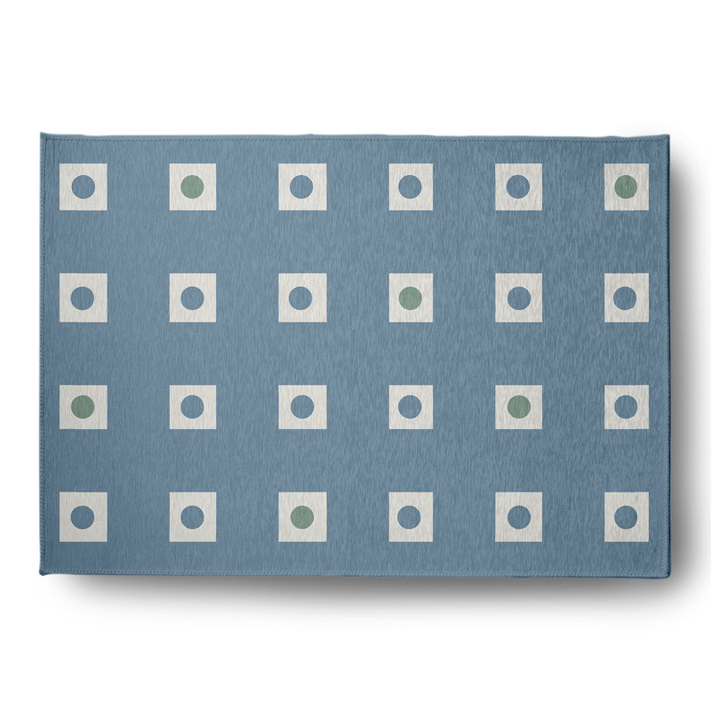 Chenille Geometric Indoor Rug, Rectangle 5' x 7'