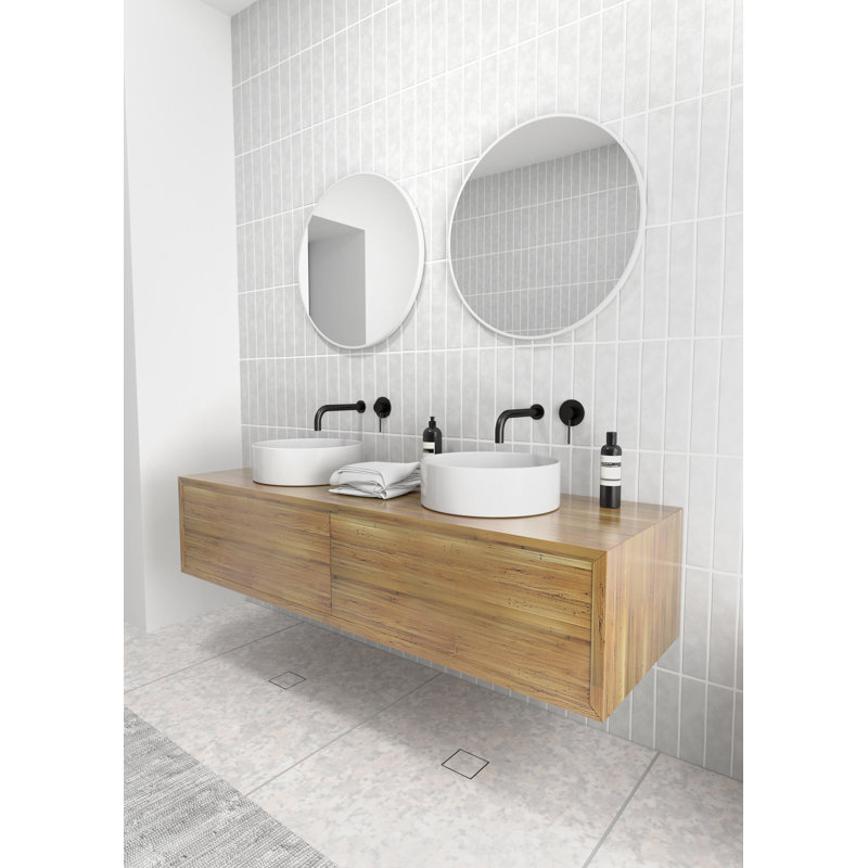Modern & Contemporary Bathroom/Vanity Mirror, White
