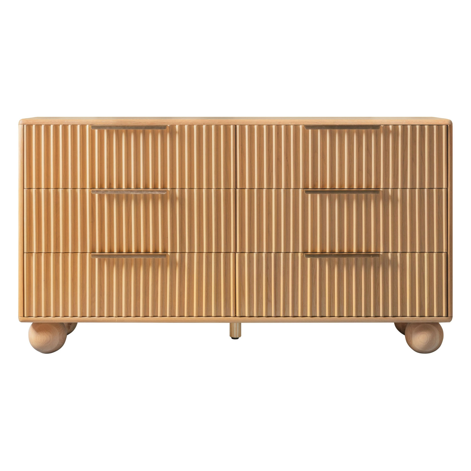 Camila 57" Oak Double Dresser