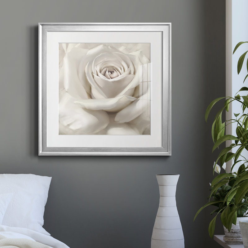 «Dreamy II», reproduction d'art sur papier encadré, Encadrement argenté, H 17,5 po x l 17,5 po x P 1,5 po