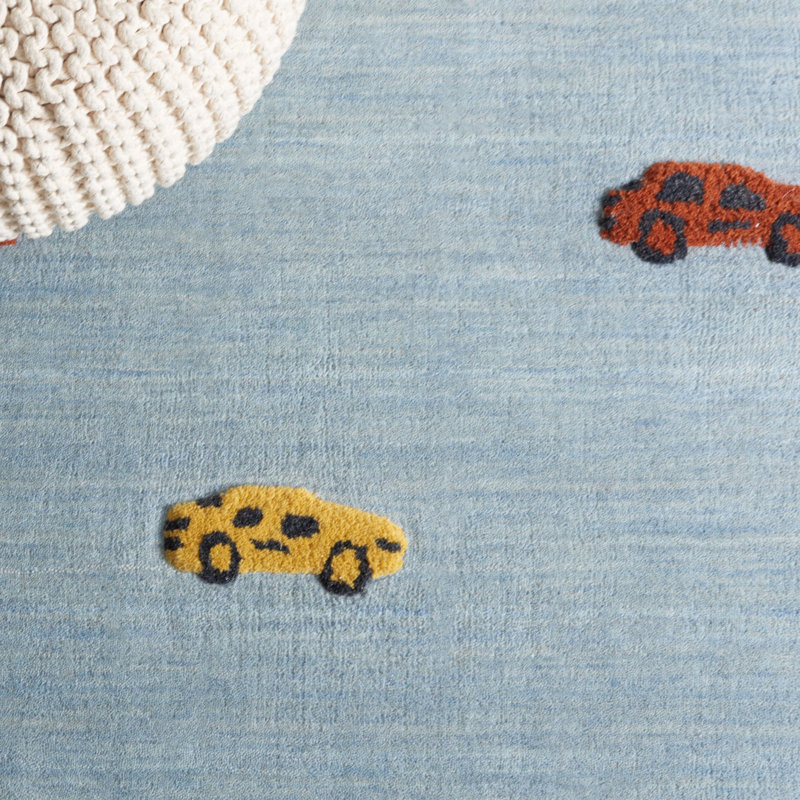 Kids Hand Tufted 80% Wool, 20% Cotton Rug, Runner 2'6" x 8'