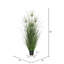 Herbe de feuillage artificiel en pot