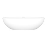 Barcelona 64 Oval 25" Vessel Lavatory Bathroom Sink with Overflow