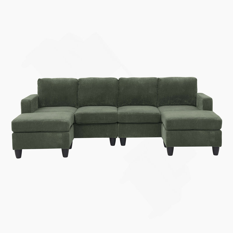Modular Sectional Sofa With Ottoman