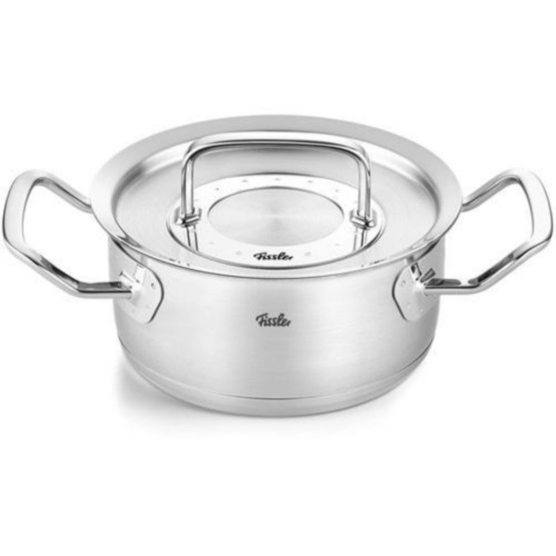 Rondeau en acier inoxydable avec couvercle en métal Fissler Original-Profi Collection, 1,5 pte