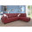 Red Faux Leather