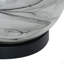 Lampe de table en verre blanc et gris 14 x 14 x 23 po