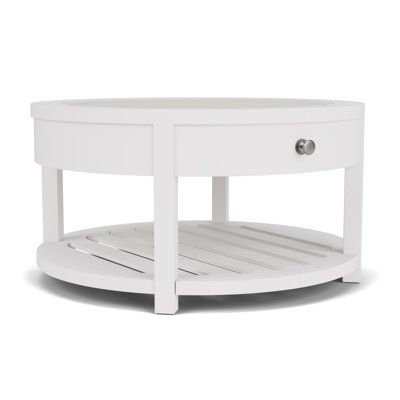 Table basse ronde Silvia White