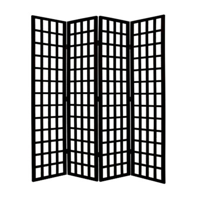 Providence 80'' W x 96'' H 4 - Panel Solid Wood Folding Room Divider