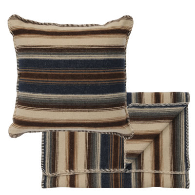 Wooded River Cadillac Ranch - Scarf & Pillow Set - King - 106x24