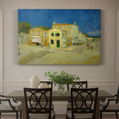 The Yellow House (The Street)-Vincent van Gogh-Gallery Wrapped Canvas-1888