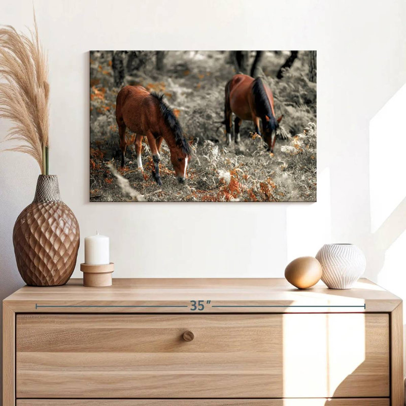 Brampt Horse Trails II, 16" H x 24" W
