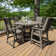 Midwest 4-Person 48" Round, Counter-Height Dining Set