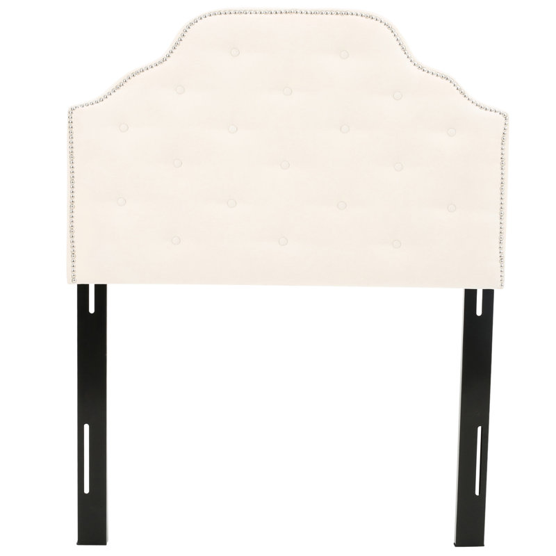 Contemporary Twin Headboard In Fabric With Button Detailing Enrapturing Tufting