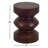Maberley Pedestal End Table, Handcrafted Wood Side Table Perfect for Any Living Room, Bedroom, or Office