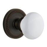 Grandeur Newport Rosette Double Dummy with Hyde Park Door Knob