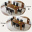Ensemble de table et chaises-696367547