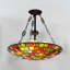 Luminaire suspendu Tiffany 5 lumières Chapple