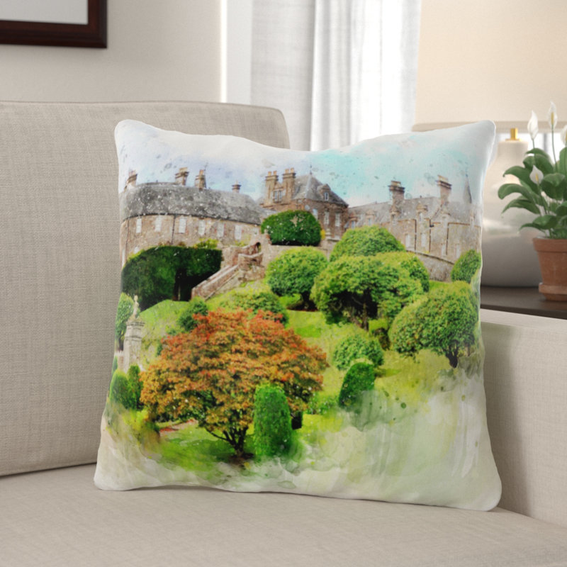 Coussin décoratif house Detrick, Microsuède, Intérieur