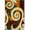 Tupelo Wool Abstract Area Rug in Orange/Beige/Green