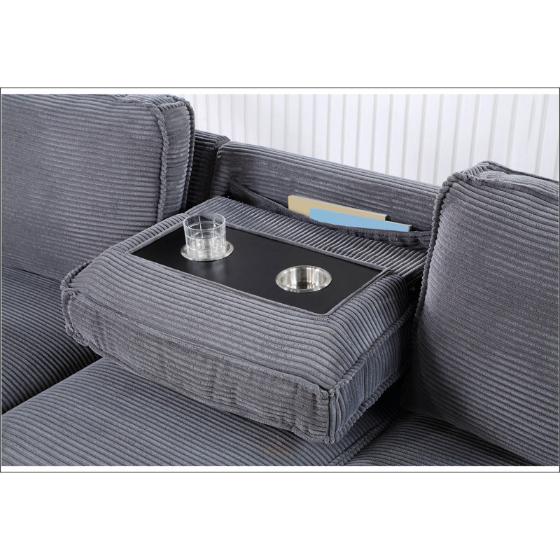 Light Grey Pull Out Sofa Bed