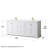 Avery 80'' Double Bathroom Vanity with Marble Top-51712106-51712109-51978354