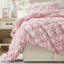 3 pièces d'édredon pour très grand lit, motif floral douillet avec accents de cravate, douceur en microfibre semblable au nuage, chaleur toutes saisons, idéal pour un rembourrage moelleux, confort en microfibre douce, adaptabilité, sécurité et facilité-118893838