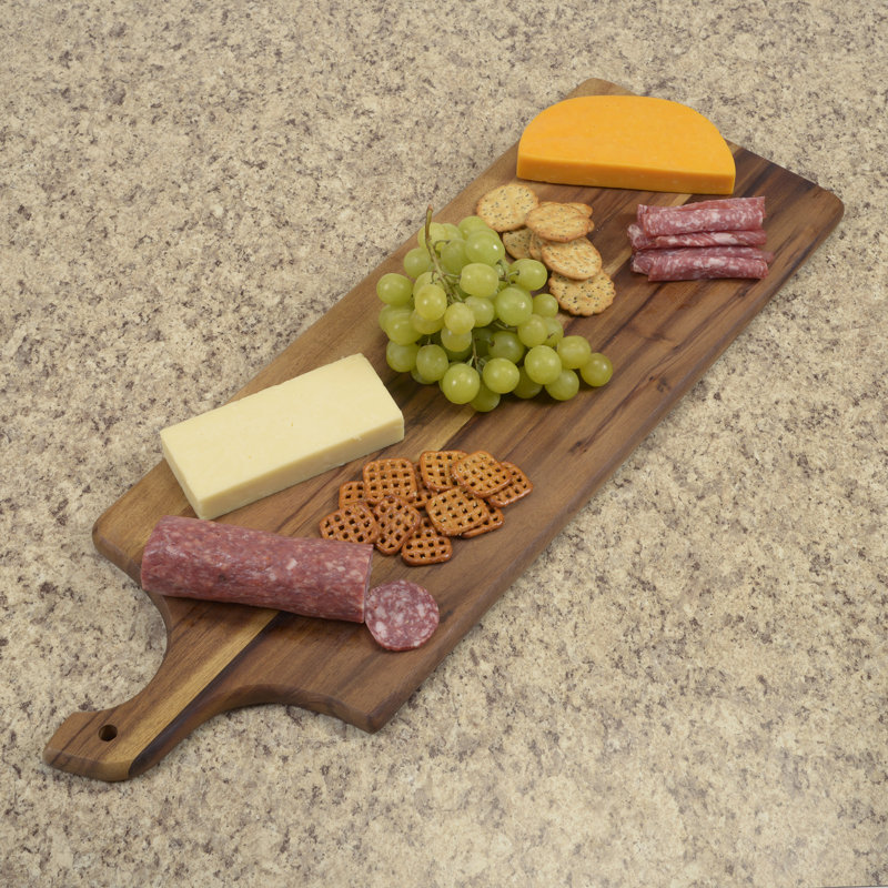 Planche à découper / charcuterie en bois d'acacia - très grande