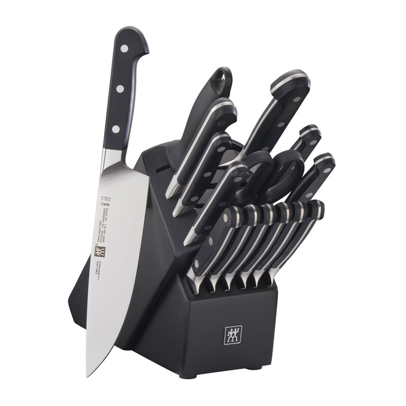 Ensemble de couteaux 16 pièces Zwilling Pro, Noir