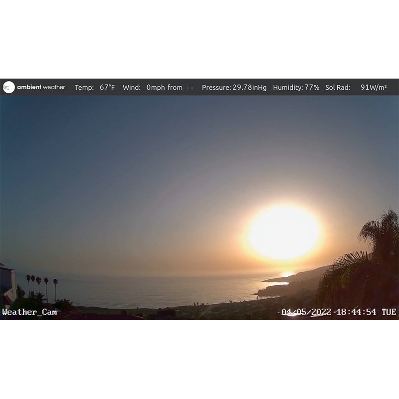 Caméra météo extérieure Wi-Fi