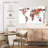 Harnek Flowers World Map-107710251