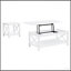Ensemble de tables basses 2 pièces Slater
