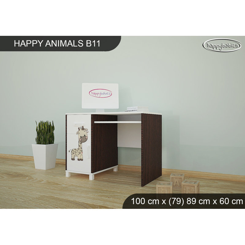 100cm Writing Desk, Chestnut