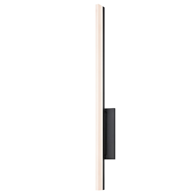 1 - Light LED Bath Bar, Yes, Satin Black