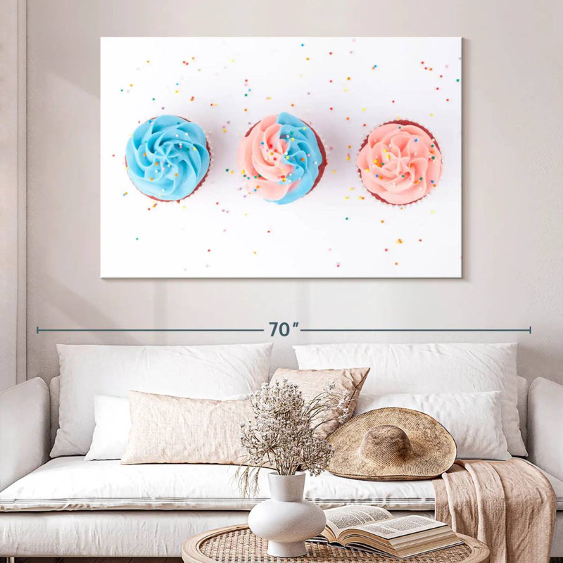 Yarlin Delicious Cupcakes, 34" H x 51" W