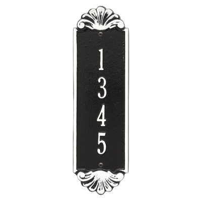 Plaque d'adresse murale personnalisée 4 lignes Hagen