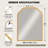 Modern Rounded Corner Rectangle Bathroom Vanity Mirror for Over Sink Framed French Cleat Mounted Wall Mirror-55255407-57368438-62790984